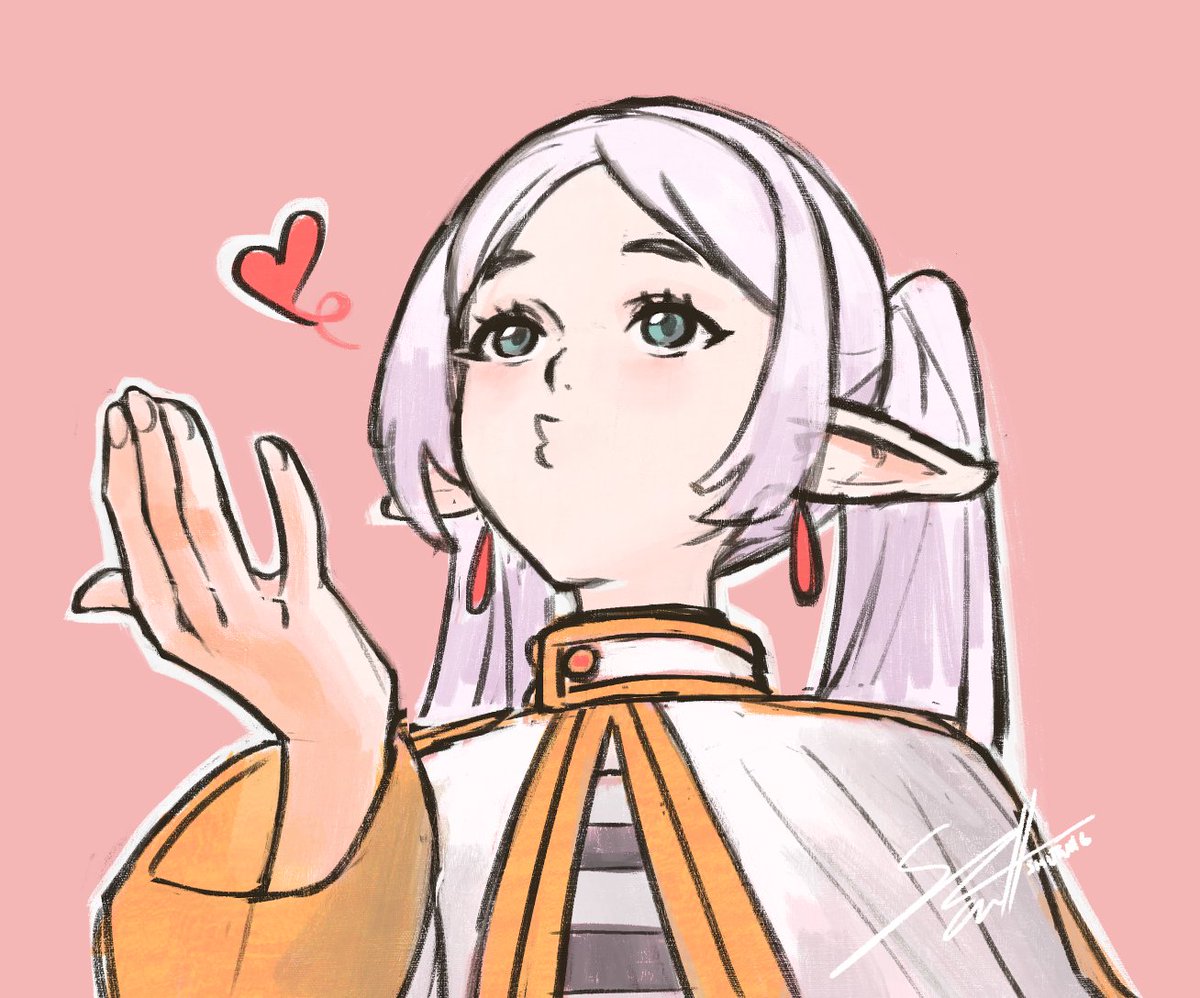 frieren ~💕

artist tip: distract the viewer from your shortcomings