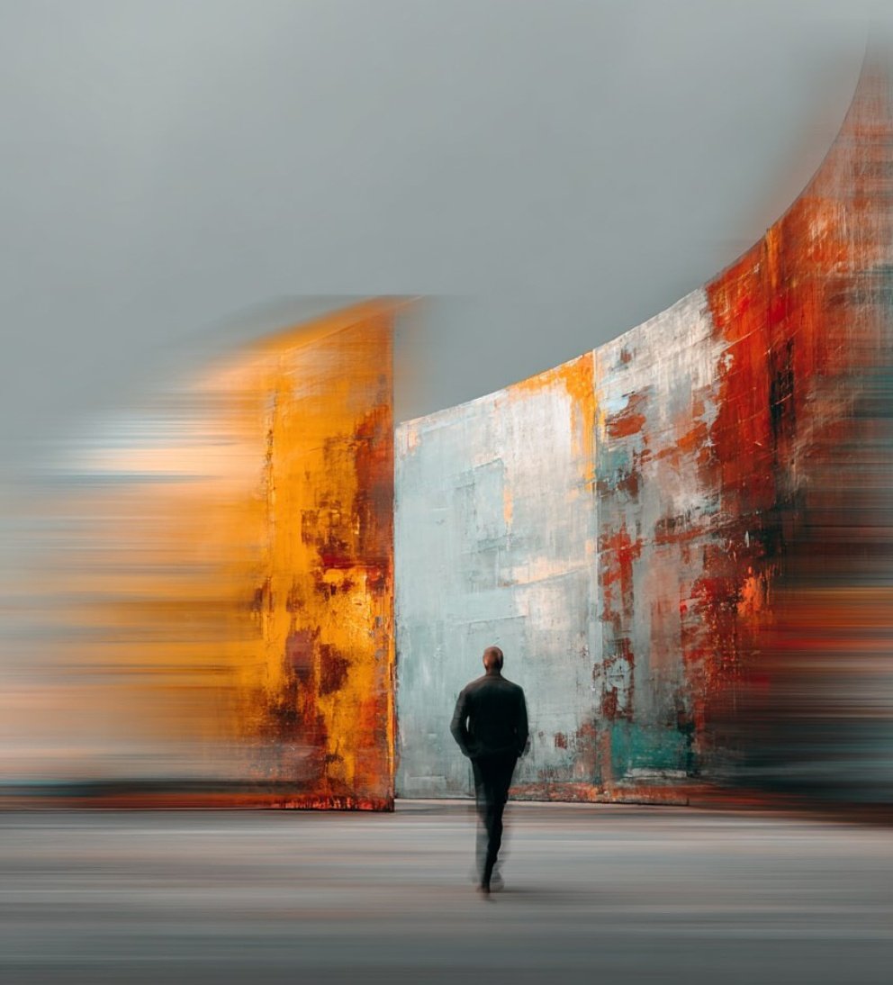 Και τι είναι η ζωή μου;
Βήματα απρόσεχτα χωρίς χάρτη να τους δίνει νόημα ή
πίνακας ενός καλλιτέχνη;
Ίσως μια ενέργεια χωρίς όνομα, μα με δύναμη που επιμένει.

Και τι είναι η ζωή;
Μια αφηρημένη τέχνη.