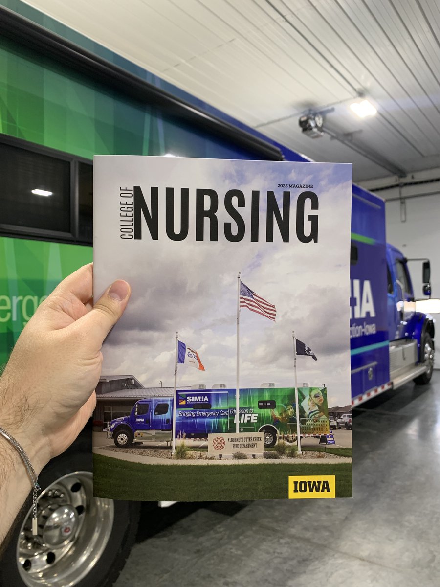 Cover material ✨

Read how we're going the distance to strengthen emergency response care in the new <a href="/IowaNursing/">UI CollegeofNursing</a> 2025 Magazine!

📰 nursing.uiowa.edu/about-us/2025-…