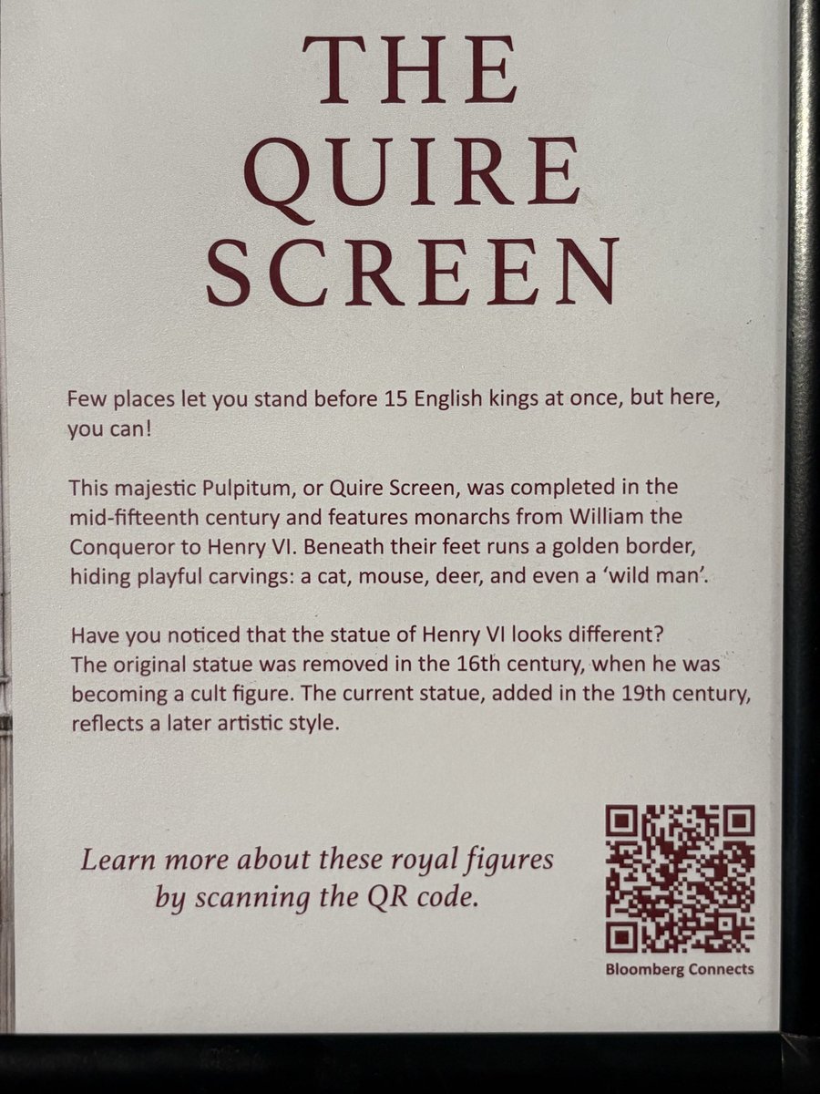 Frightening beauty at York Minster