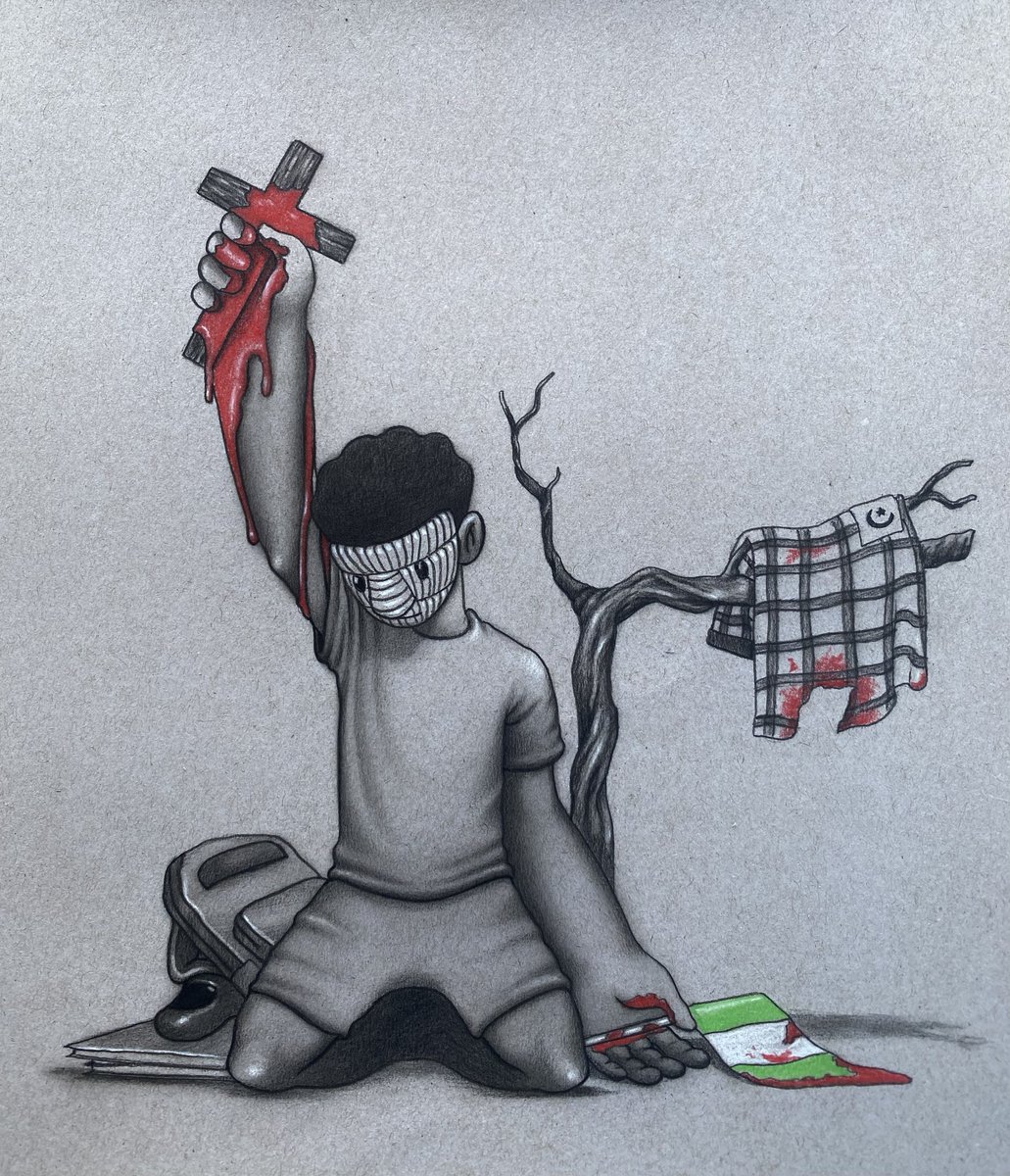 NEW ART 🖼️ 

“ENOUGH BLOOD 🩸”

#EndTerroristKillinginNigeria 
#EnoughIsEnough