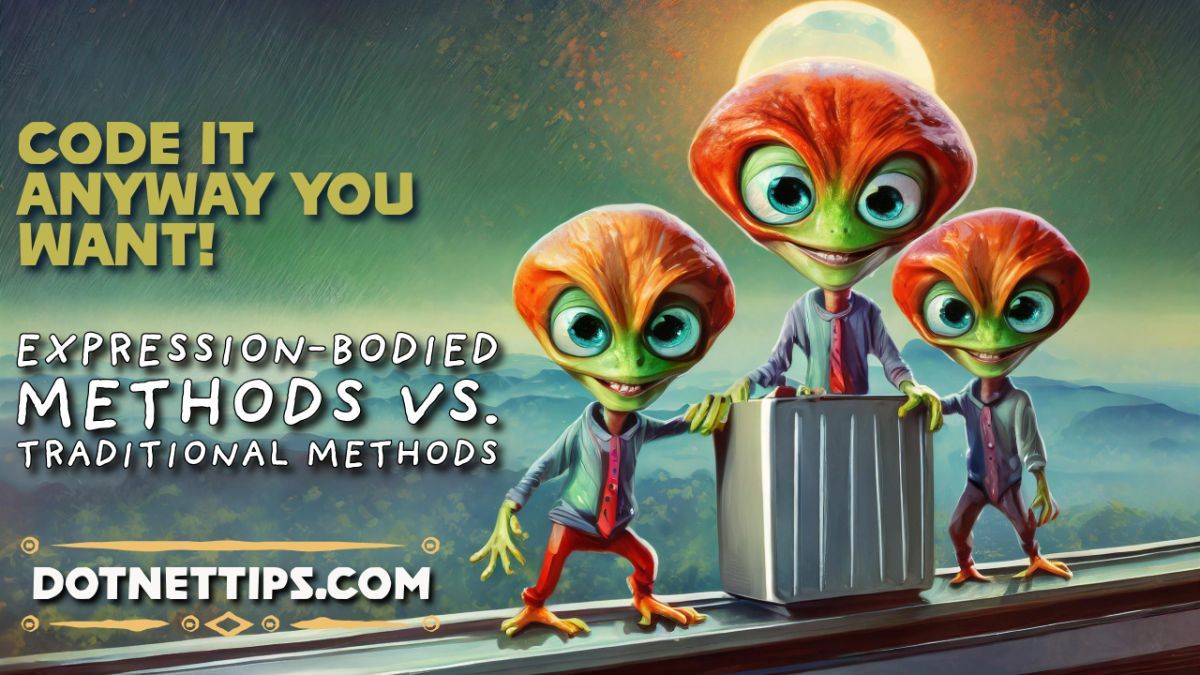 realDotNetDave's tweet image. Discover the efficiency of expression-bodied methods vs. traditional methods in .NET! 💻🔍 Learn more about their syntax and performance in this insightful article. dotnettips.wordpress.com/2024/05/21/cod…
#dotnet #MVPBuzz #CodePerformance #dotnet