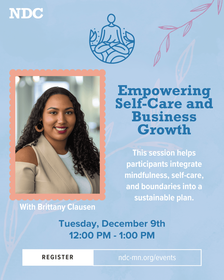 Your hustle deserves a softer landing. Join us and Brittany Clausen of Envision Greatness for a workshop that blends mindfulness, boundaries, and self-care into practical tools you can actually use.

See you then! bit.ly/47Frlkd