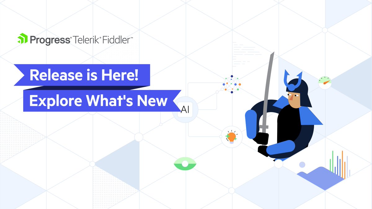 TelerikFiddler's tweet image. 🚨 The 2025 Q4 Release is officially LIVE! 🚨

This one brings AI-powered debugging to Fiddler Everywhere! 🤖 ✨ With MCP integration &amp;amp; the new Debugging Assistant, enjoy guided, conversational debugging right inside your IDE.

Check it out ➡️ prgress.co/48mp6T3
