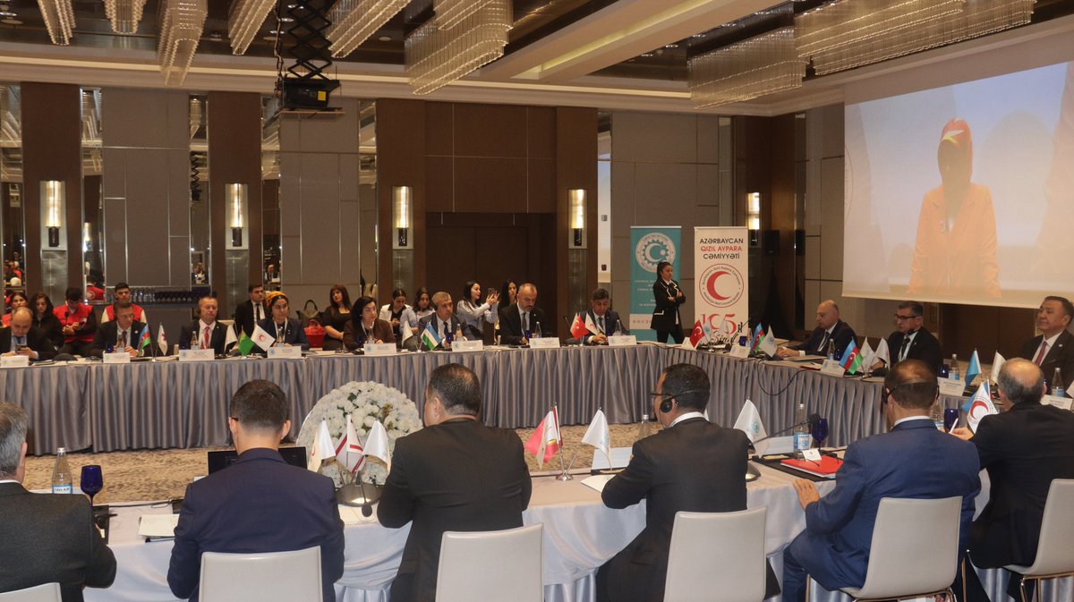 📆On November 19, 2025, the Azerbaijan Red Crescent Society successfully hosted the high-level meeting of the Turkic Red Network, approved within the framework of the XI Summit of the Organization of Turkic States in Baku.