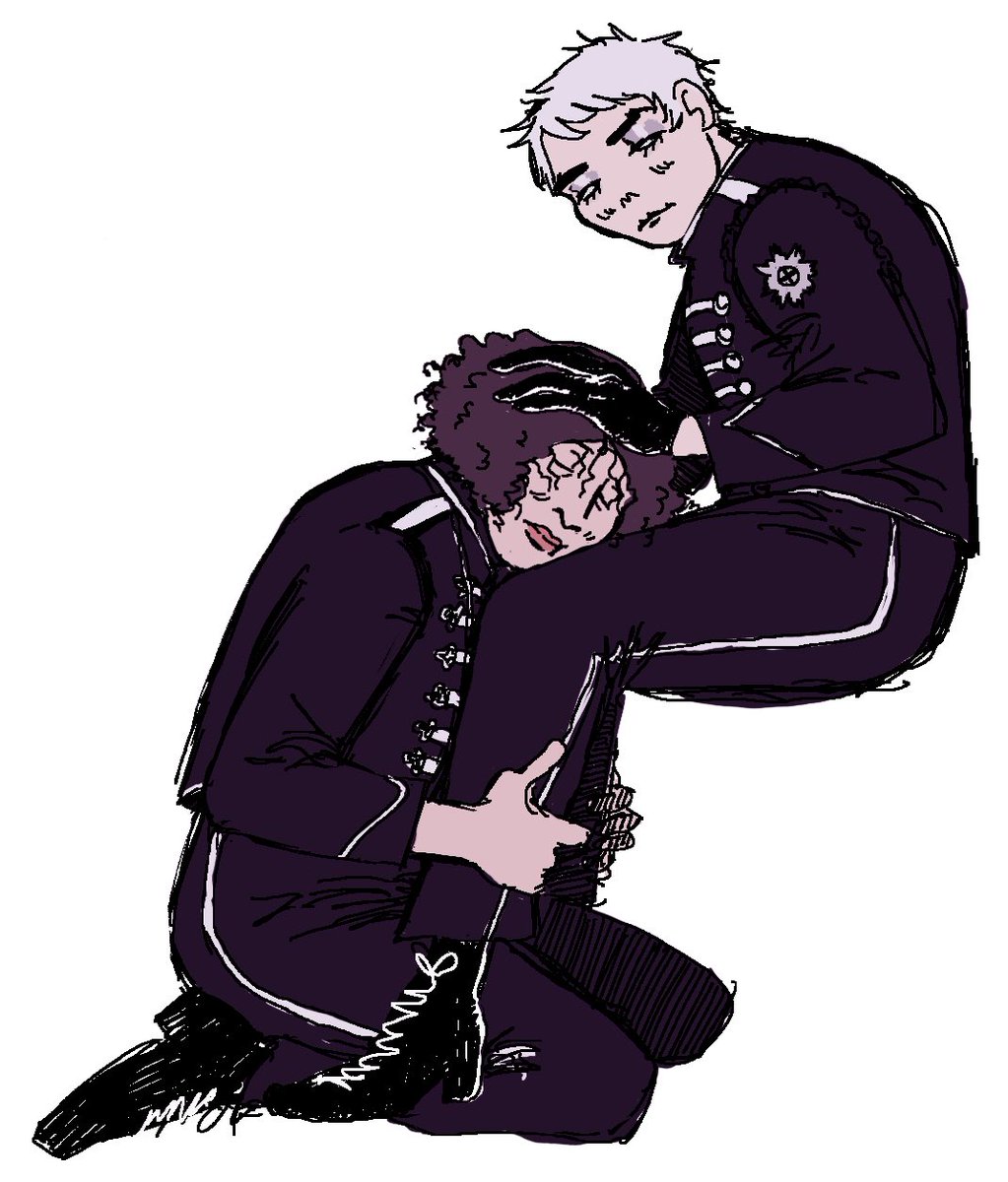 zaptoiid's tweet image. i was just messing around with colors then ended up putting a fucking filter over it anyways oh well #WASTE . i wanted to draw something related to devotion…..