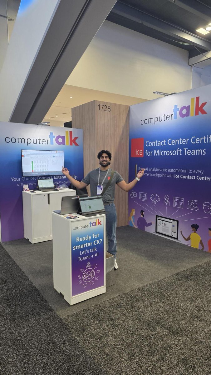 iceComputerTalk's tweet image. Hello from Microsoft Ignite!
 
Come visit the ComputerTalk booth, #1728, to meet the team and explore what&apos;s new in the world of ice Contact Center.
 
We&apos;d love to see you!
 
#MS #Ignite