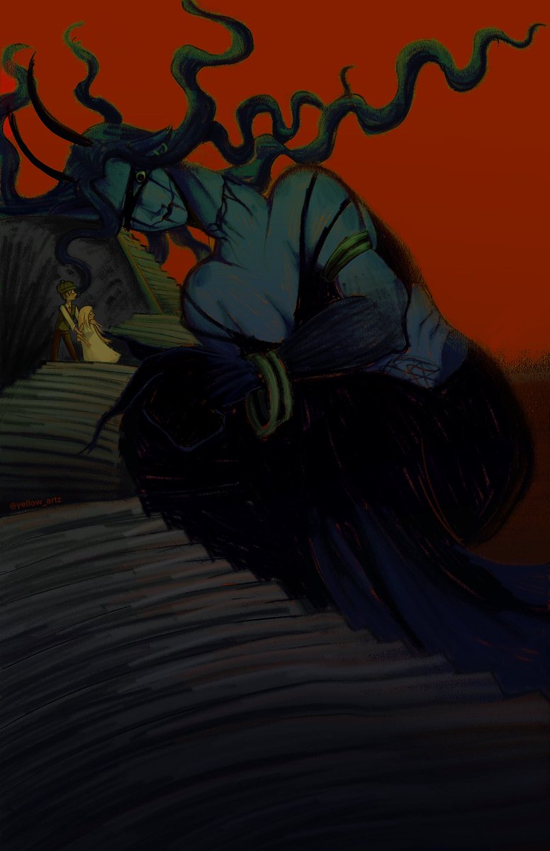 yellow_artz's tweet image. 🐍 Sweet little birds, are you lost?