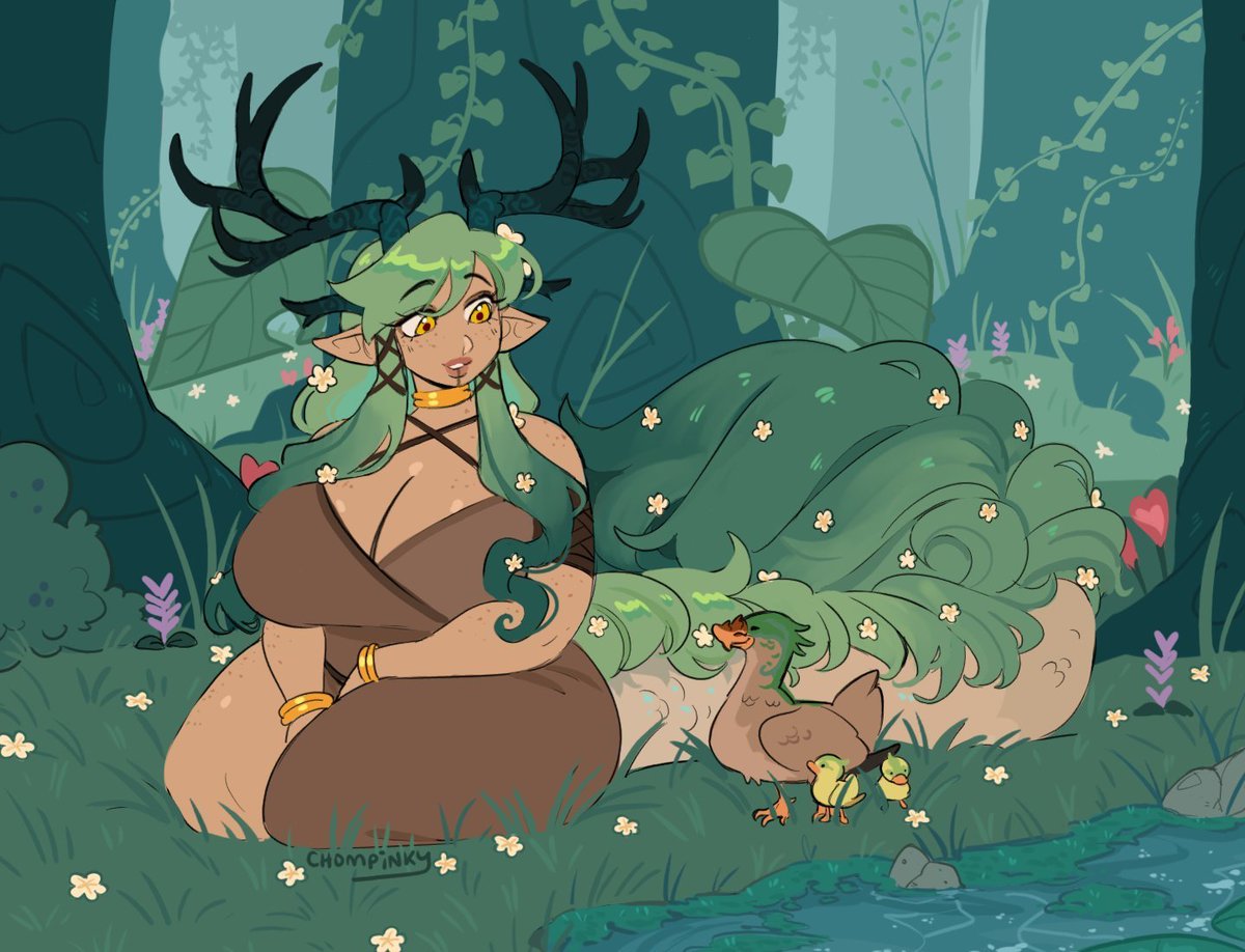 Use only ONE artwork to convince people to follow you 🌿🌼🐲