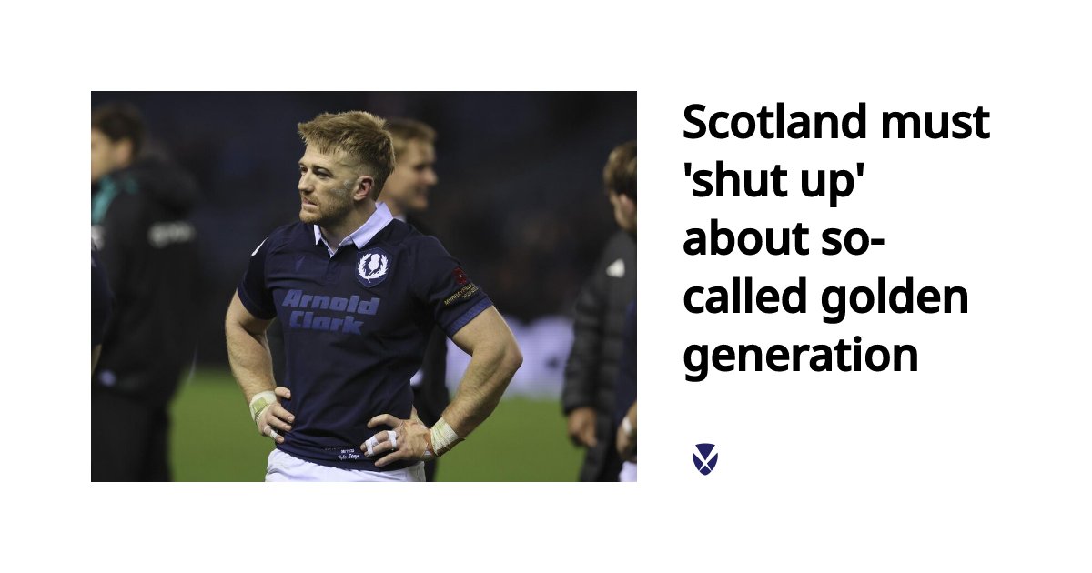 ScotRugbyNews's tweet photo. Kyle Steyn believes Scotland must โshut upโ about having a so-called golden generation of players until they can prove themselves on the field
๐ https://t.co/hI4AsQb6Bp https://t.co/xbkt3nzaXL