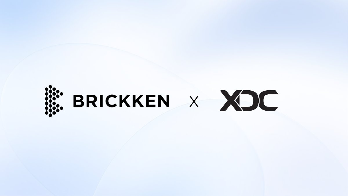 Brickken's tweet image. Today we’re announcing the integration of @Brickken ’s tokenization framework with the @XDCNetwork - expanding secure, efficient tokenization capabilities for enterprises.

This integration is aimed at supporting real-world use cases and covering the institutional and…