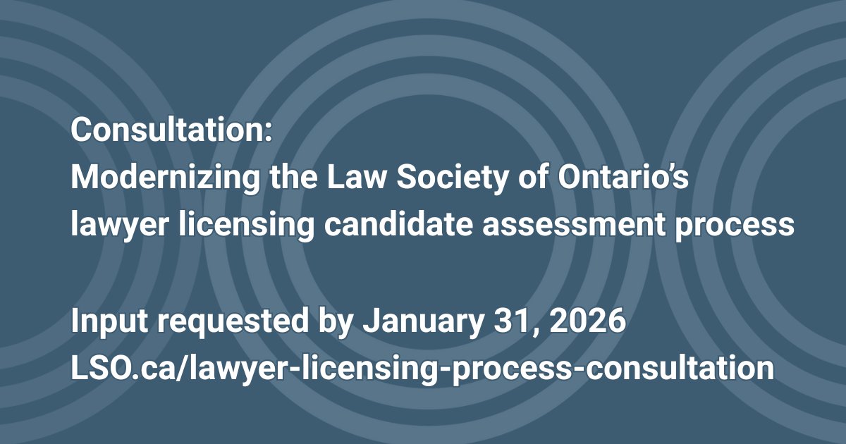Law Society of Ontario tweet media