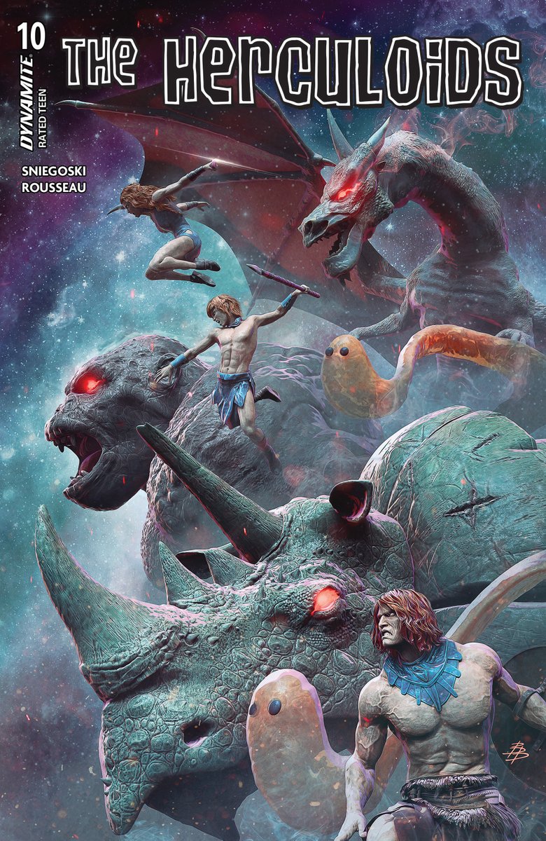 DynamiteComics's tweet photo. In stores this week, The Herculoids #10 with covers by Francesco Mattina, Joseph Michael Linsner, Bjorn Barends and Anthony Marques.

#herculoids #tomsniegoski #craigrousseau #francescomattina #josephmichaellinsner #bjornbarends #anthonymarques

https://t.co/HVGmlJqoRK https://t.co/xYjgYSbln6