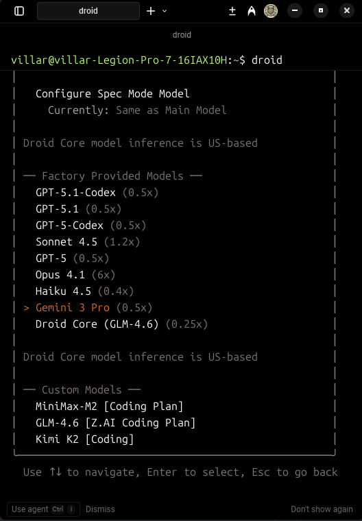 AriesTheCoder's tweet image. So I iterated through a solid spec yesterday using the free @antigravity ide to really grind out the details. Consolidated my python spec tool while I was at it.

Serving the specs via @docusaurus to the stakeholder team and using @FactoryAI  to build with Gemini 3 all day!