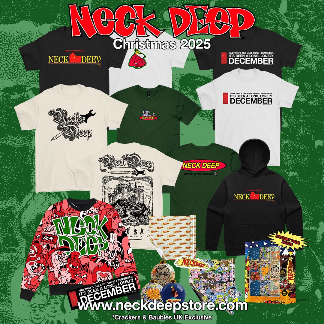 NeckDeepUK's tweet image. Holiday Merch Drop 🎄
laylo.com/neckdeepuk/P2k…