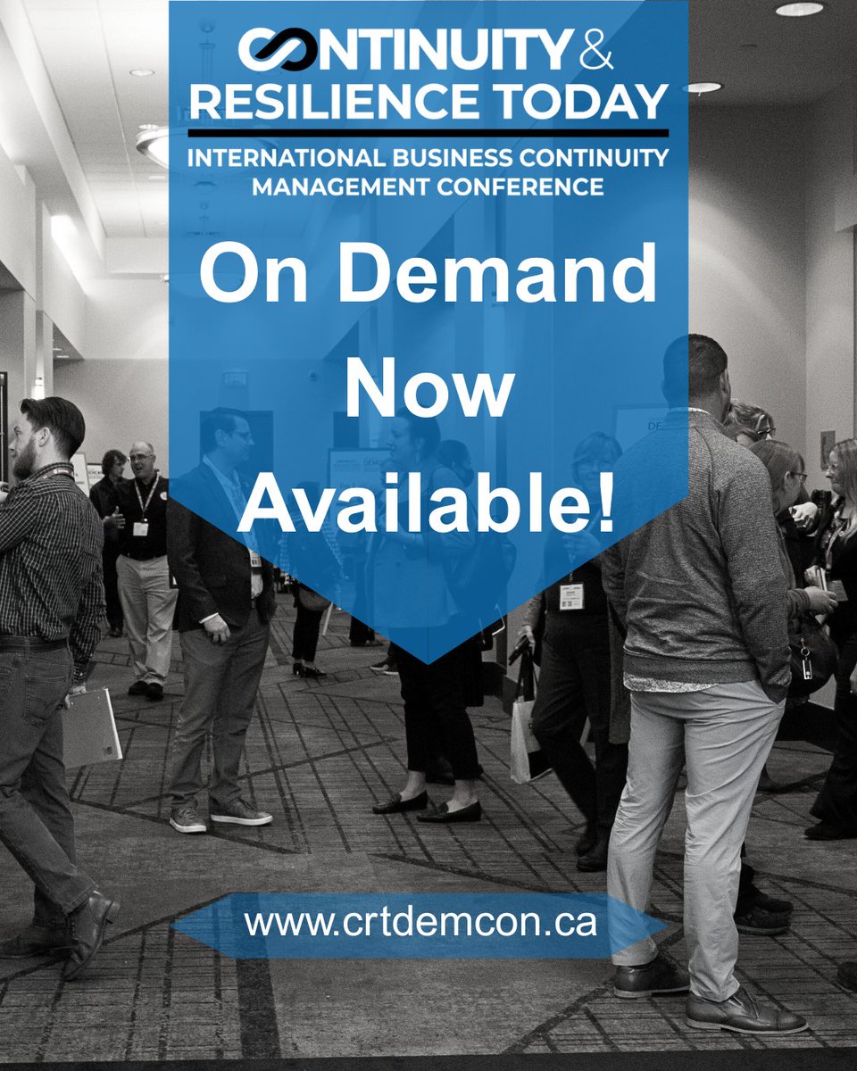 Continuity & Resilience Today! tweet media