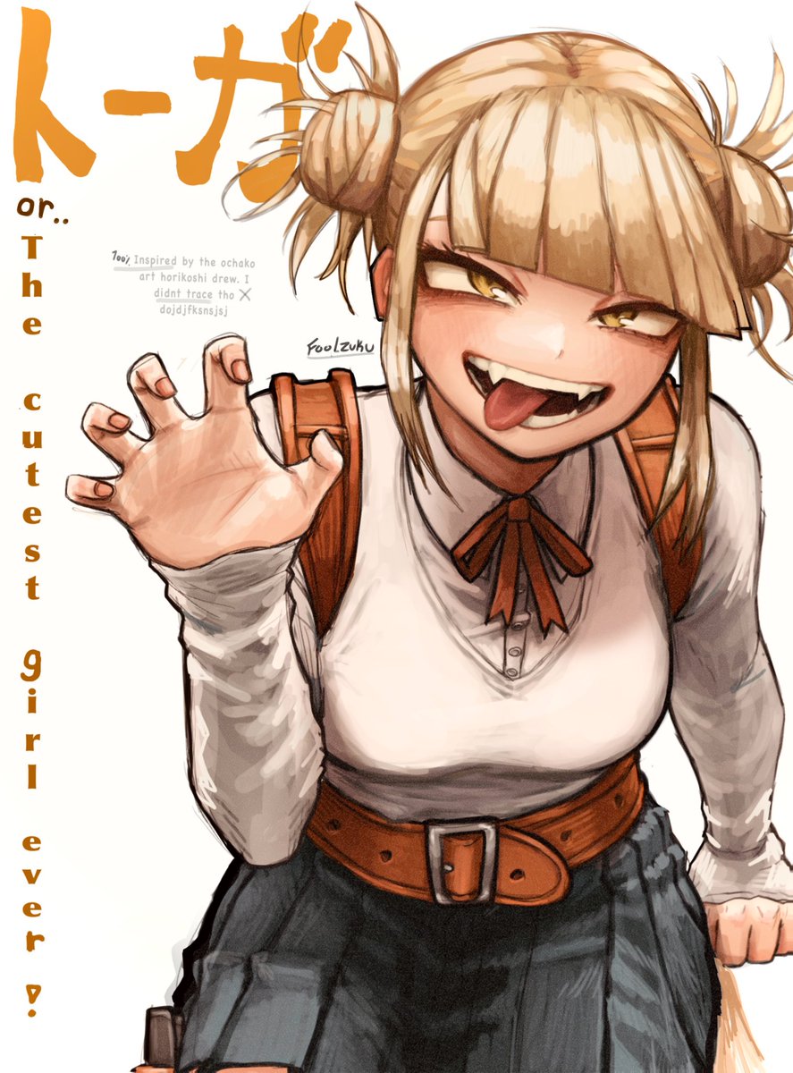 Inspired by ochako because i have no inspiration aaaa
 #TogaHimiko #mha