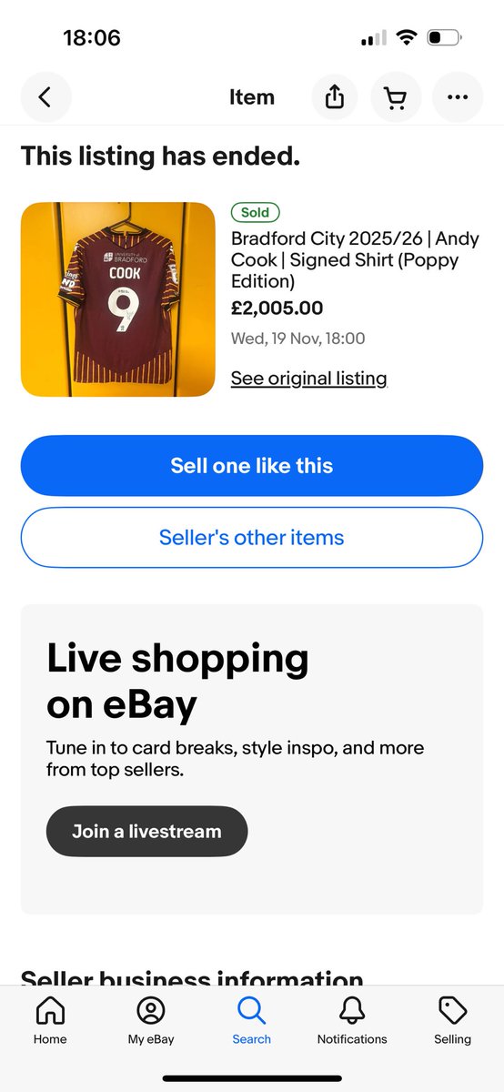 BantamKm85794's tweet image. #bcafc they was barely going for £200 last year is it because of the poppy in the middle? Insane money