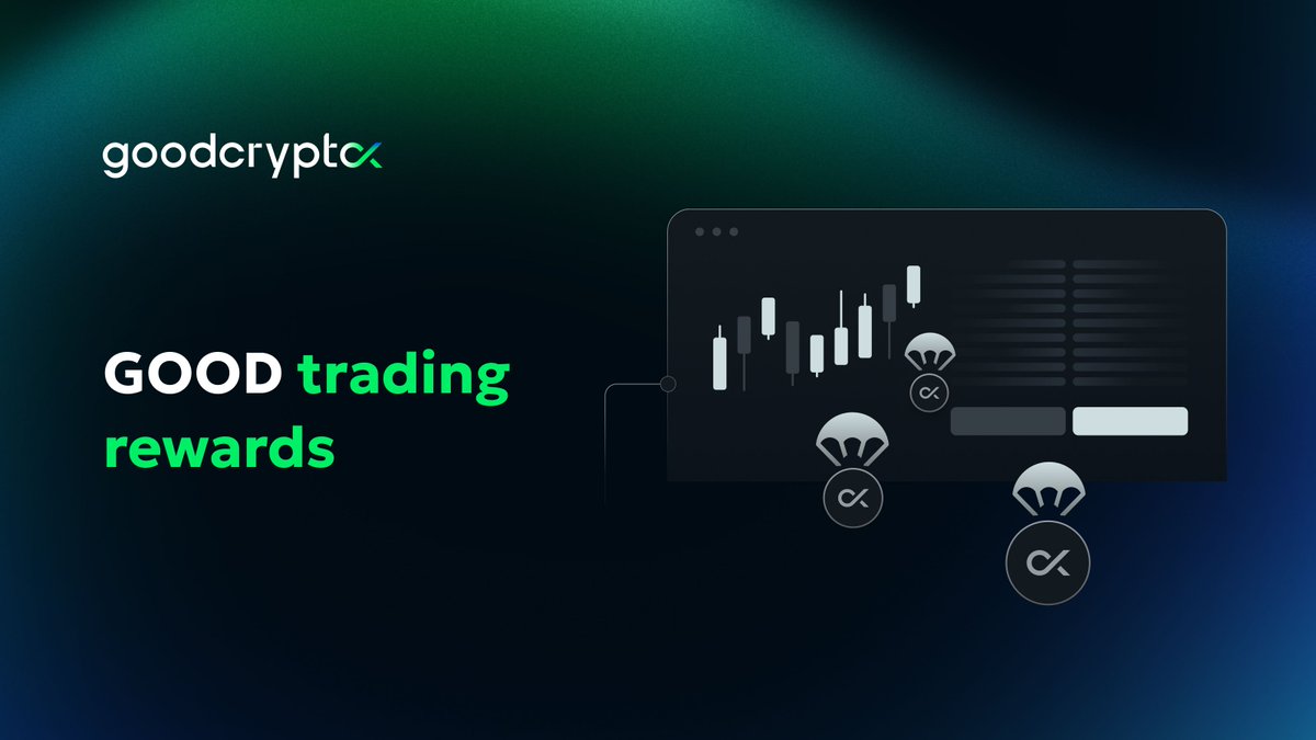 GoodCryptoApp's tweet image. 1/3

🪂 GOOD Trading Rewards: 10th distribution arrived!

🔹 Eligible wallets: 158
🔹 Distributed: 7461 $GOOD

💸 76,176 GOOD waiting for 515  CEX traders to create Solana wallets in app. Your rewards will arrive the moment your wallet is ready. 

Details👇