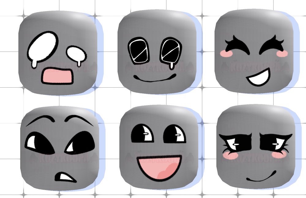 kozykoopa's tweet image. Simple UGC Face Concepts today! But that’s okay! :3

If interested lmk! If you’ve been liking my work so far, drop a follow! ^^
#robloxugc #robloxugccreator #robloxcreator #robloxart