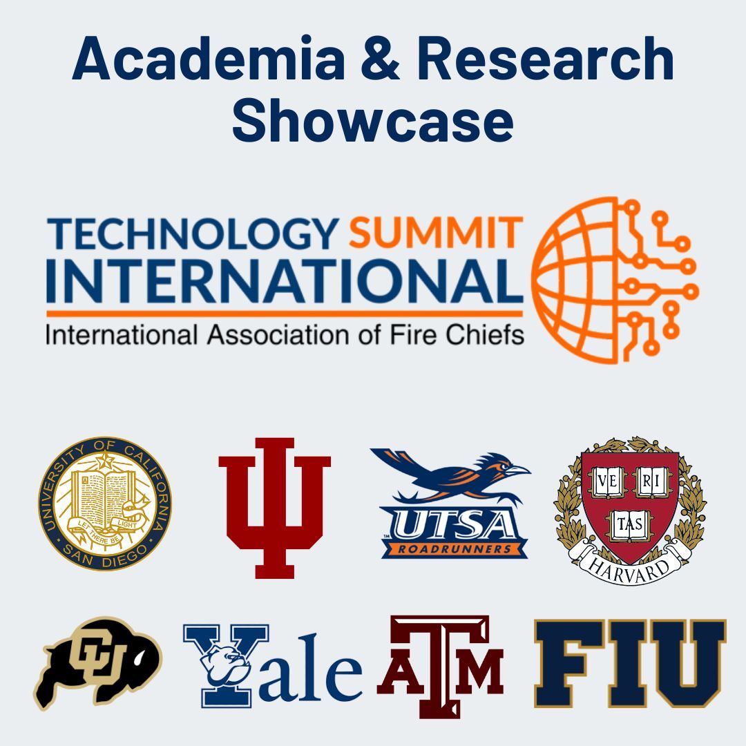 IAFC's tweet image. Academia &amp;amp; Research is taking center stage at TSI this year.

We’re excited to host 8 universities as they share how research is shaping the future of the fire service.

Make sure to register today: buff.ly/j2R5eAb