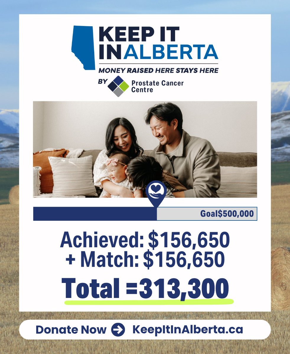Let's honor fathers, brothers, friends, and mentors who uplift our lives by supporting Keep It In Alberta this month. 

We are more than halfway to our $500,000 Keep It In Alberta goal.
Please help push us the rest of the way. Every donation matters. 💙