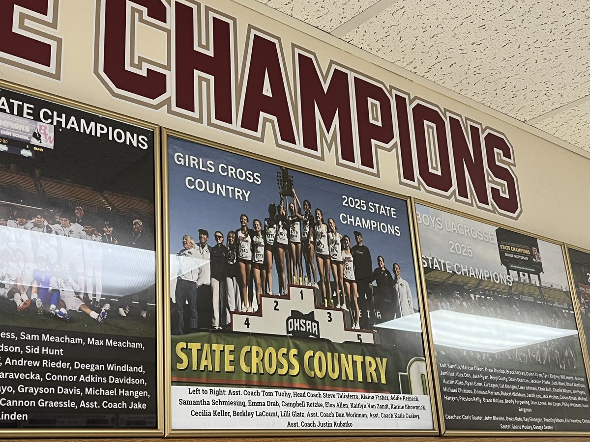 Our latest CHAMPIONS are up! Proud of these teams, athletes and coaches for the legacy they left. 
Go Eagles. We Build Champions. 
<a href="/BWHS_Athletics/">Watterson Athletics</a> <a href="/BishopWatterson/">Bishop Watterson HS</a>