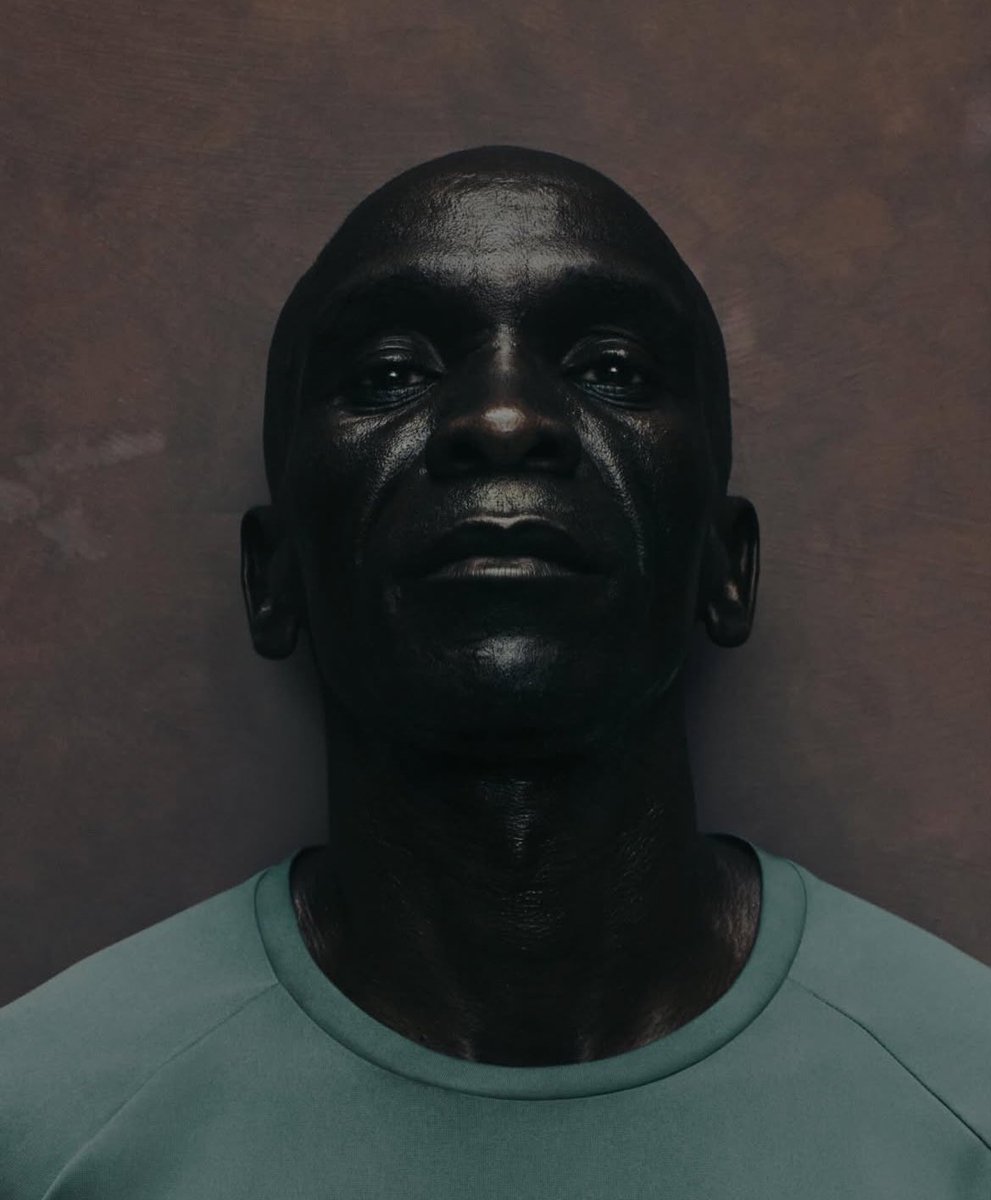 NoteSphere's tweet image. Eluid Kipchoge photographed in Kenya by Gabriel Moses for Nike (2025)