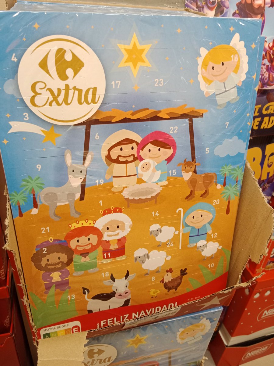 Si estáis buscando calendarios de Adviento con motivos Navideños en <a href="/CarrefourES/">Carrefour España</a> tienen éstos tan monos.