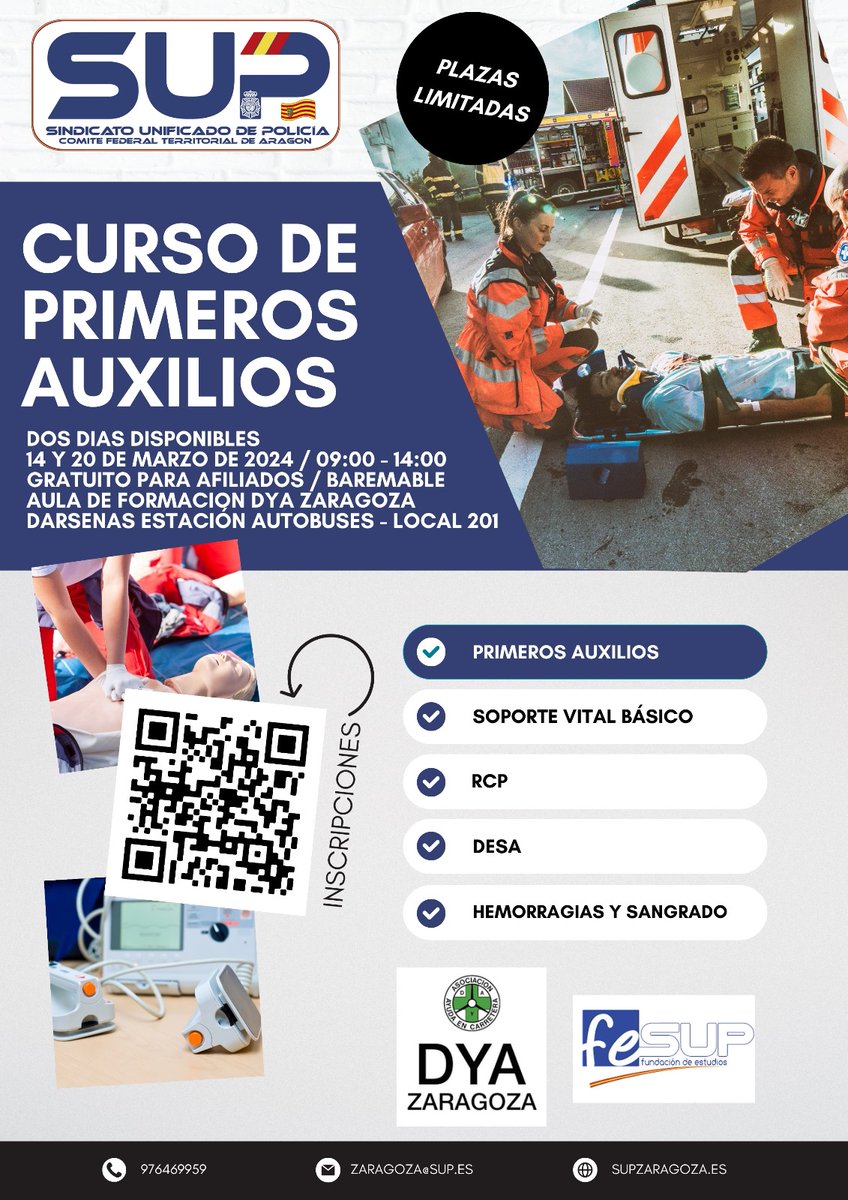 sup_aragon's tweet image. Bravo por nuestros afiliados, que pusieron en práctica lo aprendido en los cursos de #FormaciónSUPAragón y #DYAZaragoza 👏🏼👏🏼👏🏼

elperiodicodearagon.com/sucesos/suceso…
hoyaragon.es/articulo/suces… heraldo.es/noticias/arago…

Afíliate ➡️ altas.sup.es

#SUPLíderEnFormación
#SindicatoMayoritario