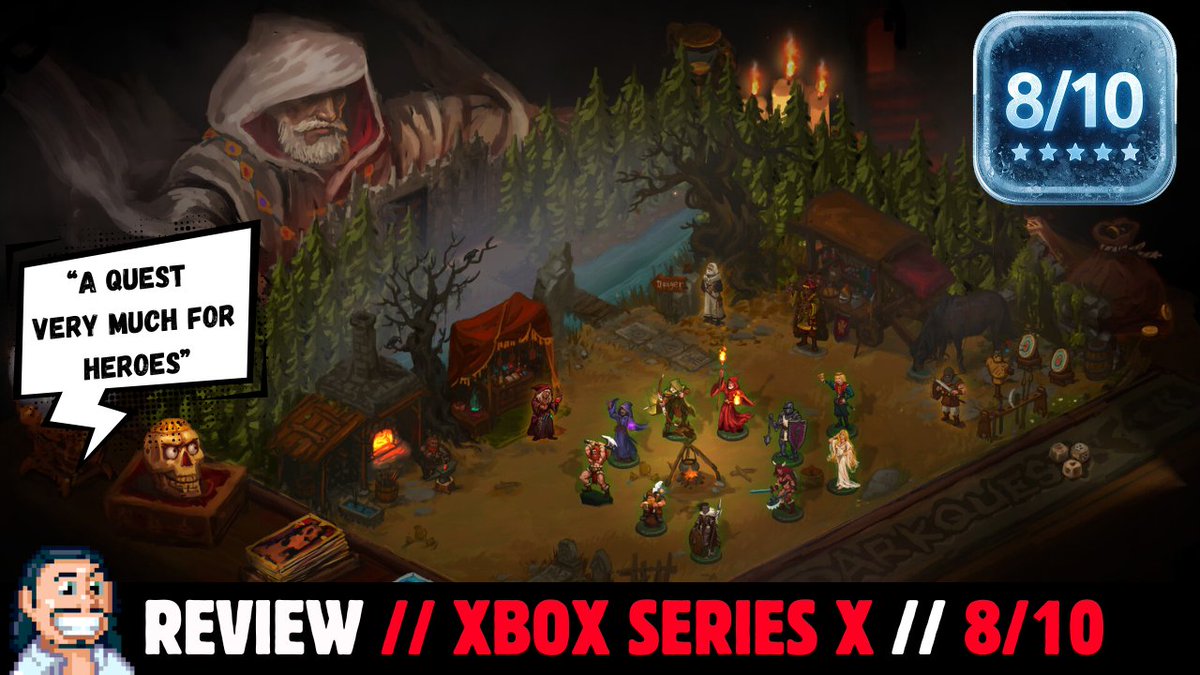 gamesfreezer's tweet image. Dark Quest 4 Xbox Series X Review 8/10 

*A Quest Very Much For Heroes* 🎲⚔️🧙‍♂️ 

@brainseal #IndieGame #GameDev 

READ BRITT&apos;S REVIEW HERE👇
gamesfreezer.co.uk/2025/11/dark-q…