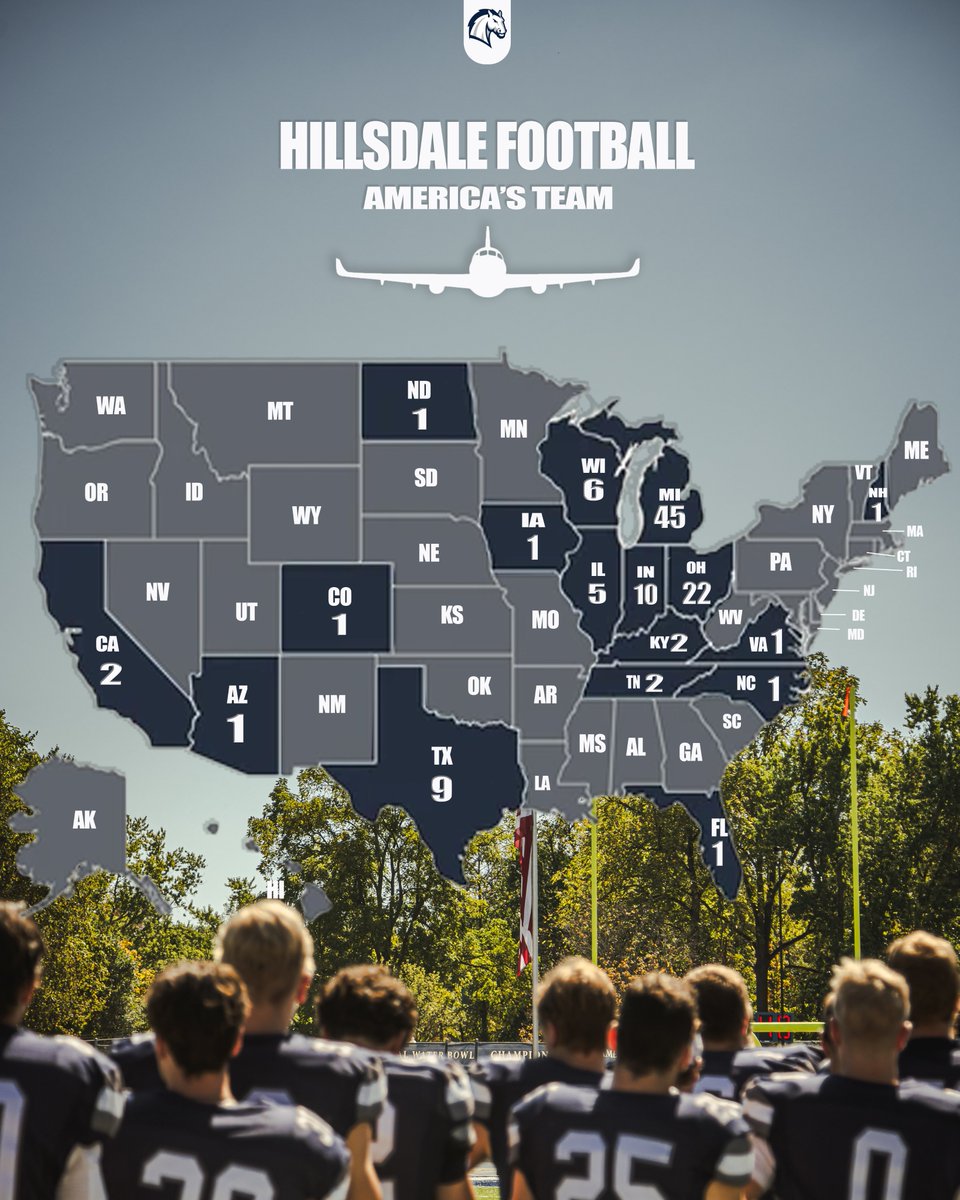 🔖HILLSDALE COLLEGE🏈 Regardless of where you come from, if attending the top academic school in the country along with competing for championships at a scholarship level matters to you...AMERICA'S TEAM will find you!⚡️#CHARGEON #ARETE