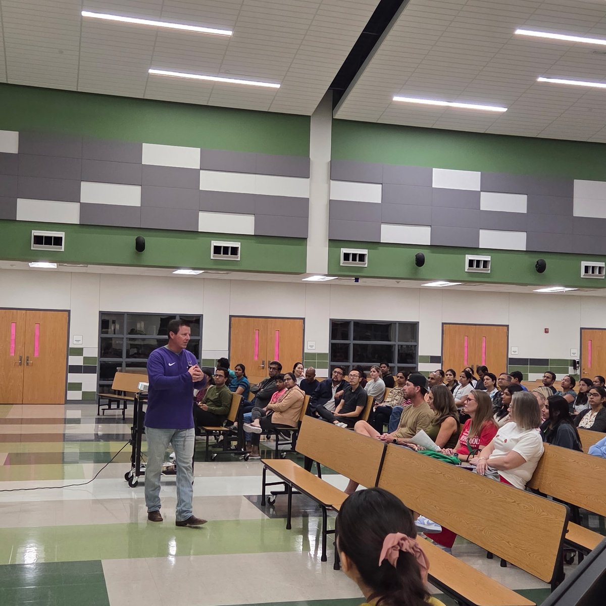 CoachNickStokes's tweet image. What a Beautiful night! Had the chance to speak to @FISD_NelsonMS 8th grade parents and share with them why I Love @IHSFrisco Got a chance to brag on our awesome coaches who invest into our kids every day, teaching character and developing Leaders through their sports!