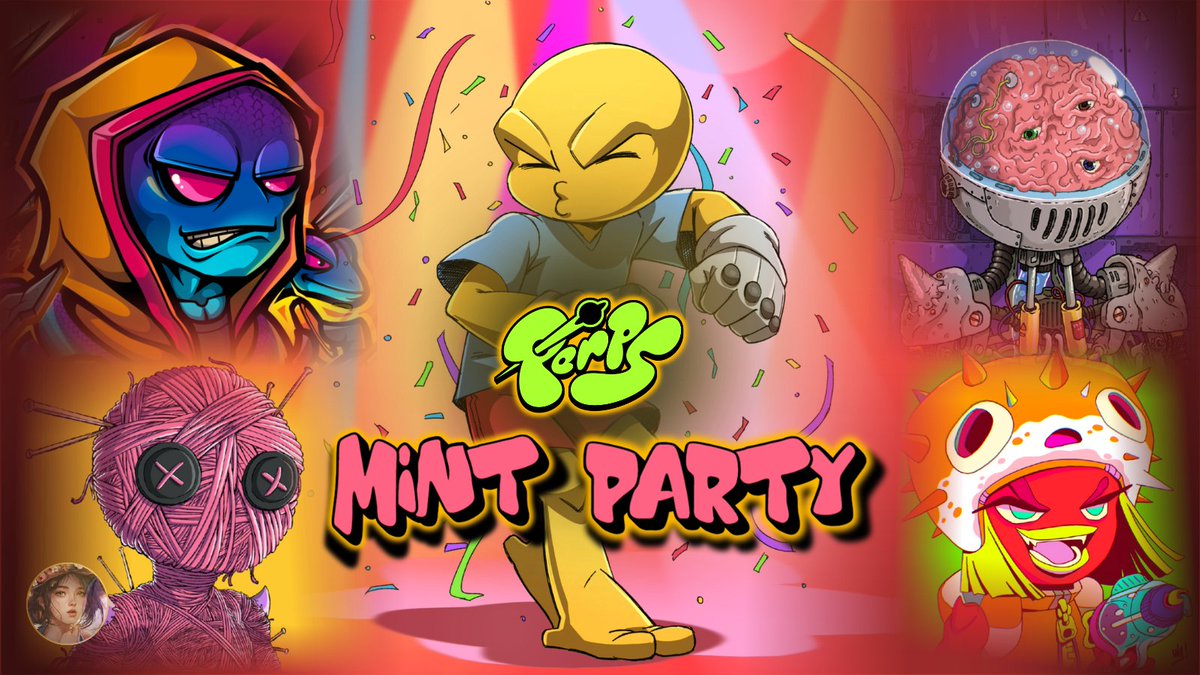 Mint Party on <a href="/perpsonx/">perps</a> 🍾
We have NFTs to giveaways for every 10 mints of PERP NFTs 🔥 It would be Perps, Mekka, Omen and Derp Bird to make more fun while minting our PERPs 😉 We told you, PERP never stop vibin' while rewarding our minters 💪 Thank y'all for the support🤝

#PERP