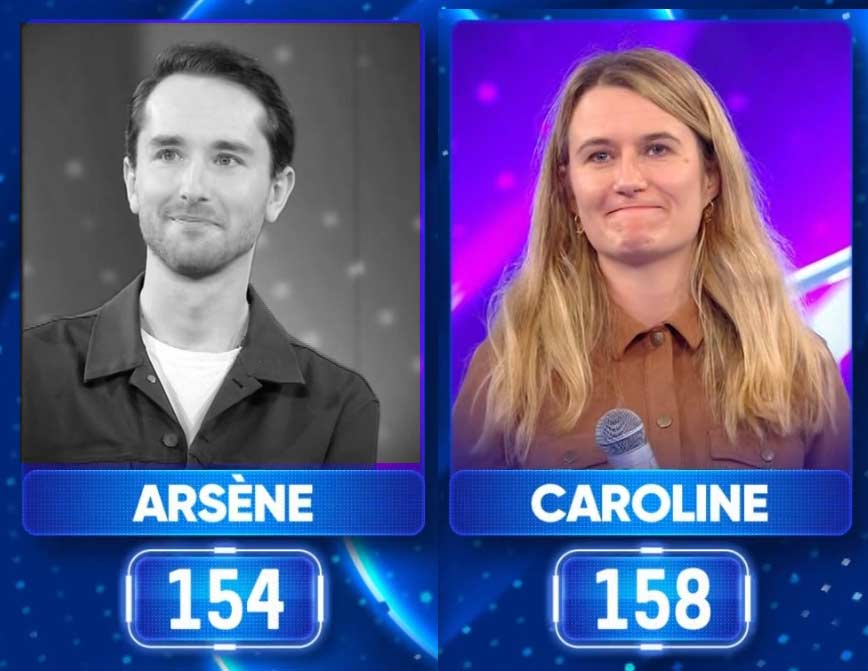 titi1960's tweet photo. #Fin du #MatchAller #Caroline Vs #Arsene du 1/4 de finale des #Masters de #Noplp de @Nagui du 19/11/25
C'est #Caroline qui gagne le #MatchAller avec 12 000 €uros dans sa cagnotte
Tout de suite le #MatchRetour https://t.co/pzjrb6I5BO