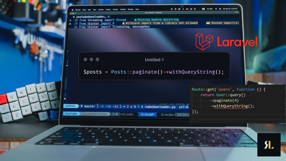 cpdrenato's tweet image. Resultados com Laravel paginate withQueryString rlucena.com/post/resultado… #laravel @laravelnews @LaravelPortugal #bolhadev @BolhaDevs