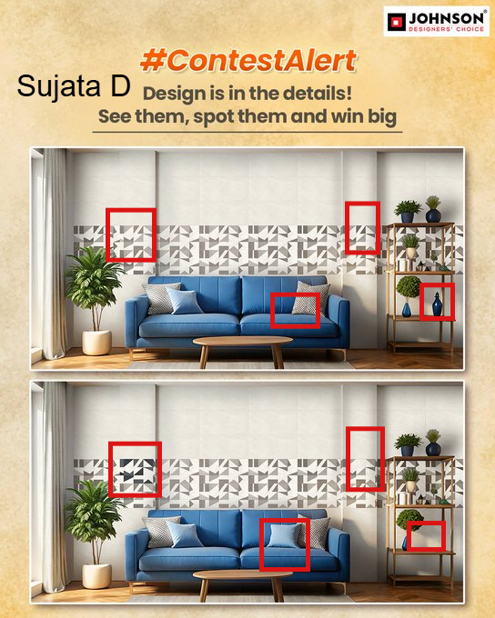 mysterioussu's tweet photo. @HRJohnsonIndia Spotted and marked
1. 1 Blue cushion Missing
2. 1 Bottle Missing on the shelf
3. Tile Pattern different
4. Colour of Tile Pattern different
#HRJohnsonIndia #CreatingDreamSpace #SpotTheDifference
@HRJohnsonIndia
@ravimoon64
@mAkashKr03
@ash_gupta16 https://t.co/TKiPDlHBH9