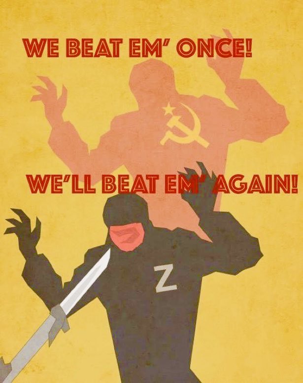They were already significantly smaller and weaker than during the Soviet Union even before 2014. By now thanks to the Ukrainian Armed Forces the Russian army, air force and navy have been seriously weakened far more than we ever imagined. With NATO's help, of course.
