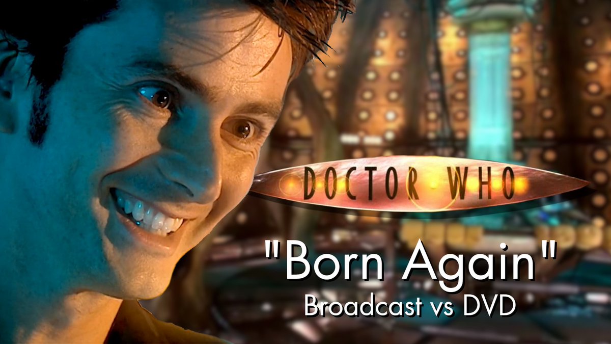 TheDimmeh's tweet image. Here we go. More comprehensive version of the comparison between the broadcast and DVD versions of the 2005 &apos;Born Again&apos; Doctor Who special!!!

youtube.com/watch?v=L05GTn…