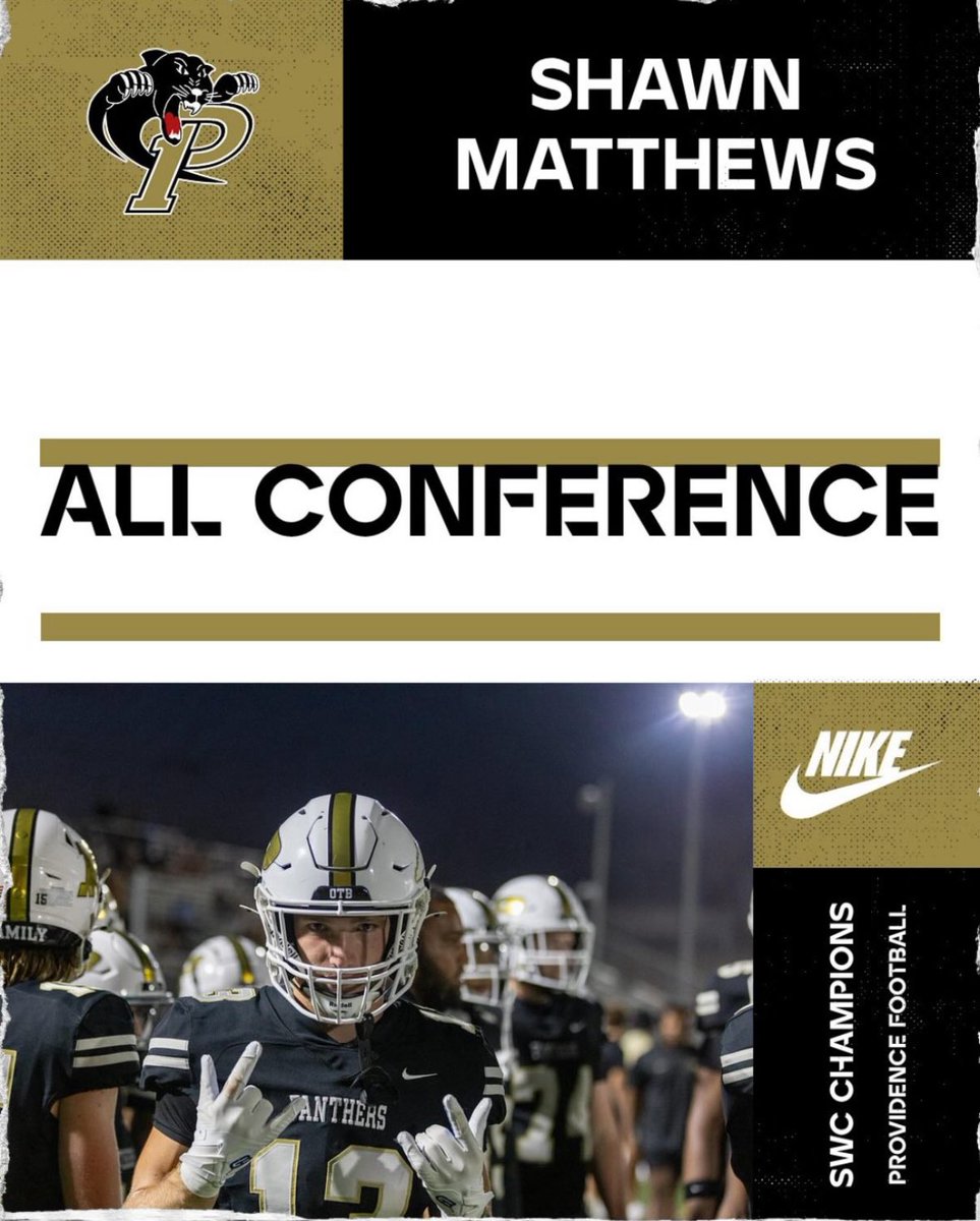 MatthewsSh13181's tweet image. Blessed to be named all conference! Thank you coaches and teammates for the love and support! @Prov_Football @Coachward1 @CoachCruz22 @CoachOsbey @caleb_ogunmola @cmacc16 @DamianPeeples__