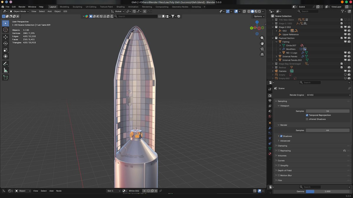 Codey_T3's tweet image. BLENDER 5, WOHOO (laptop still can&apos;t run the render preview due to low ram at shader compiling process)
