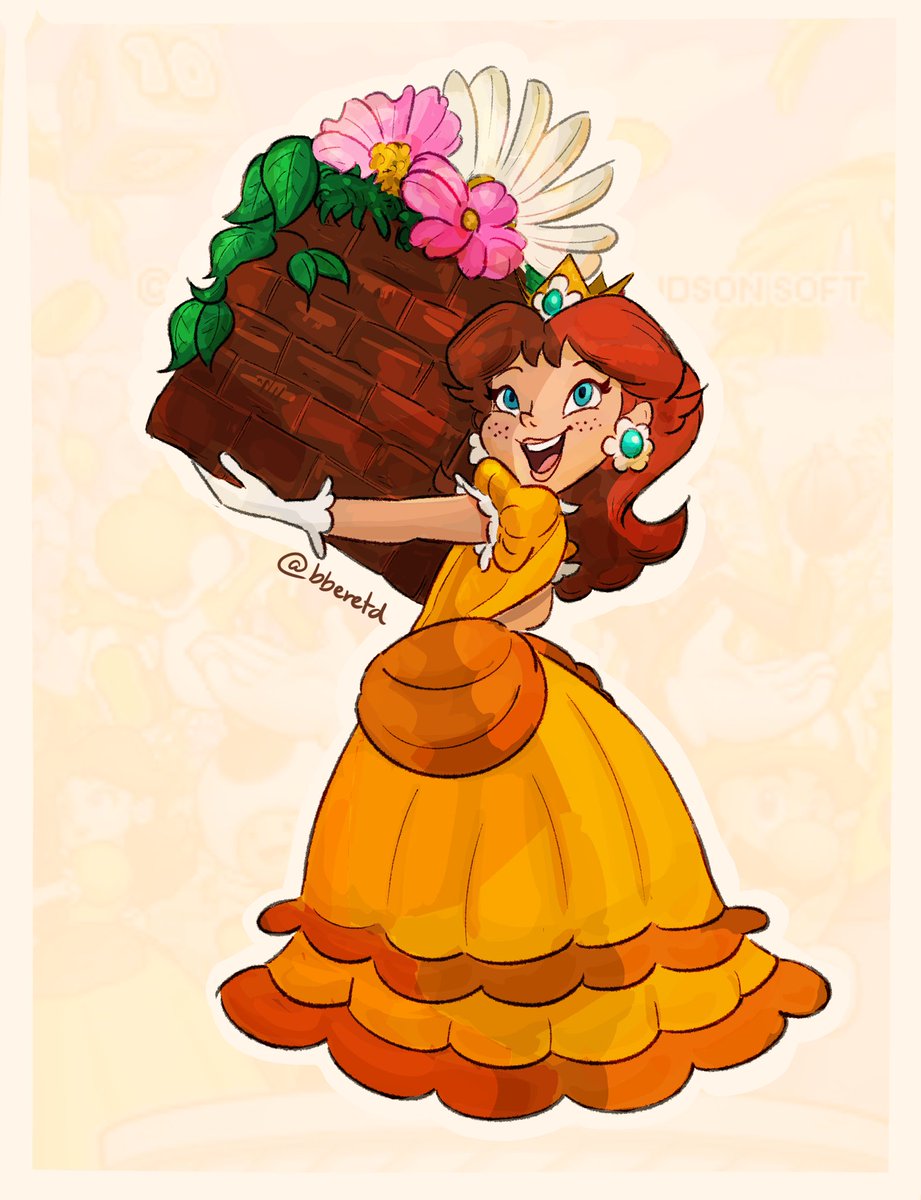 my contribution!!!
for some reason I looked at it as Daisy holding a giant brick but 😭😭