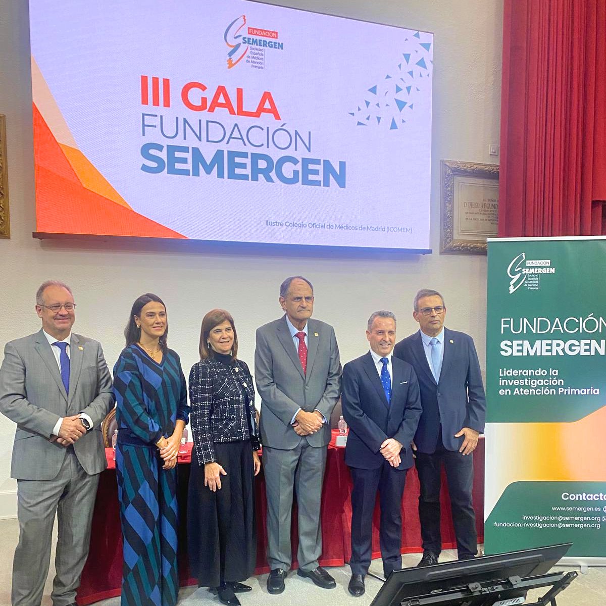 Comienza la III Gala de la Fundación SEMERGEN en <a href="/Icomem_Oficial/">ICOMEM</a> con la presencia del Dr. José Polo, Presidente de SEMERGEN, Dr. Rafael Micó <a href="/rafamanuEl68/">RafaelMMicø</a>, vicepresidente de SEMERGEN, Dra. Ana Segura <a href="/anaseguragrau/">AnaSegura</a>, Secretaria General de SEMERGEN, Dr. Miguel Ángel Prieto