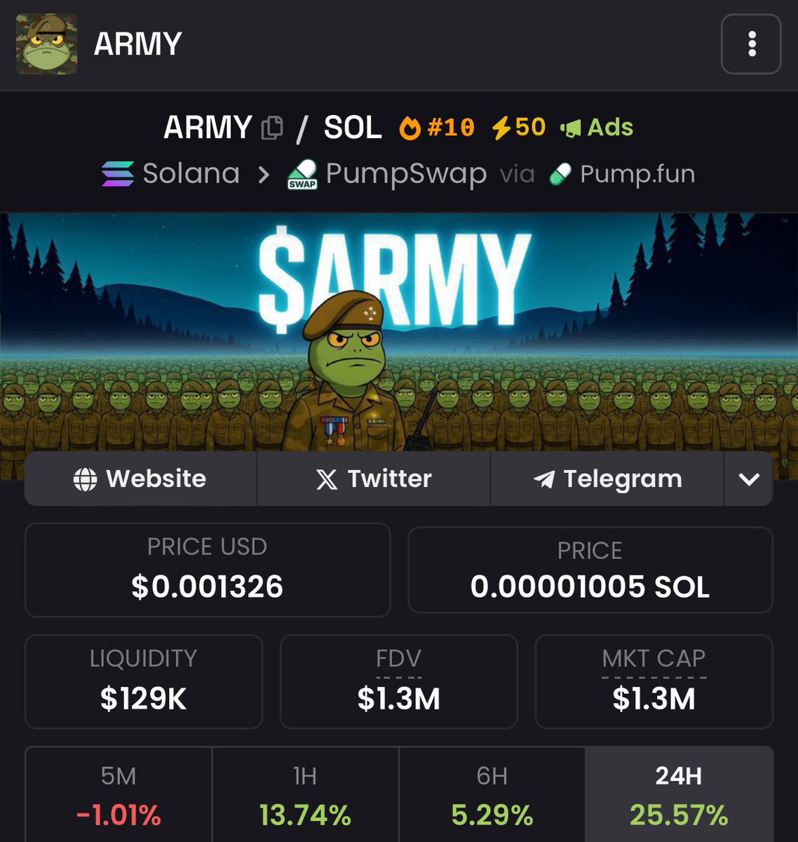 JSPHost's tweet image. Mindshare increasing

$ARMY

🪖🐸

3Gdx9LmKZJyciSz3mbge3YKLqskiMG71m1iDMPAwpump