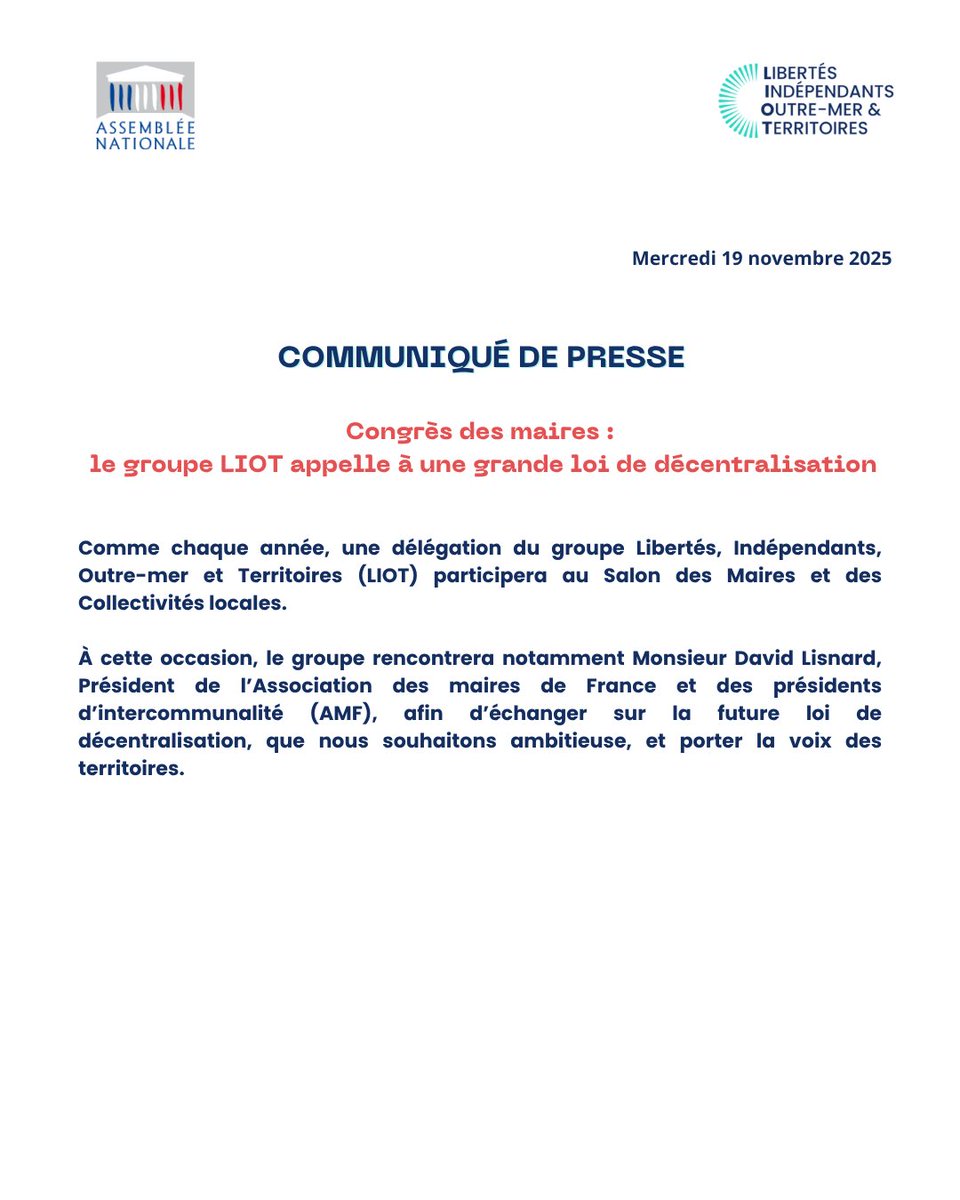 GroupeLIOT_An's tweet image. Communiqué de presse #LIOT ⤵️