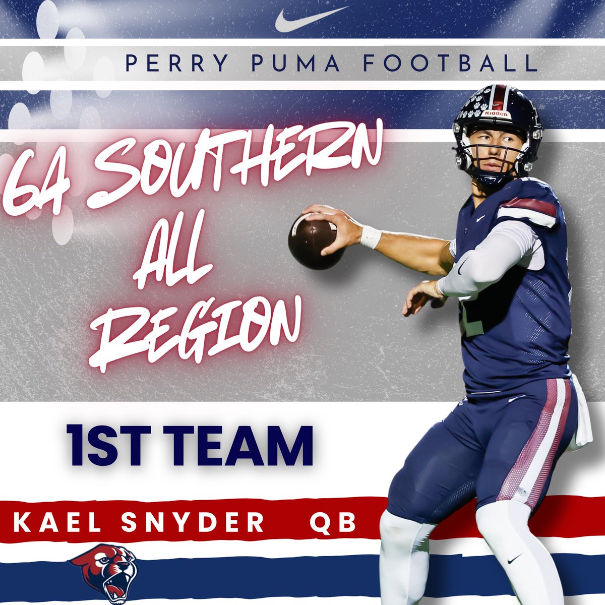 Thank you to my offensive line, RB’s and skill guys. Thank you coaches. 🫡