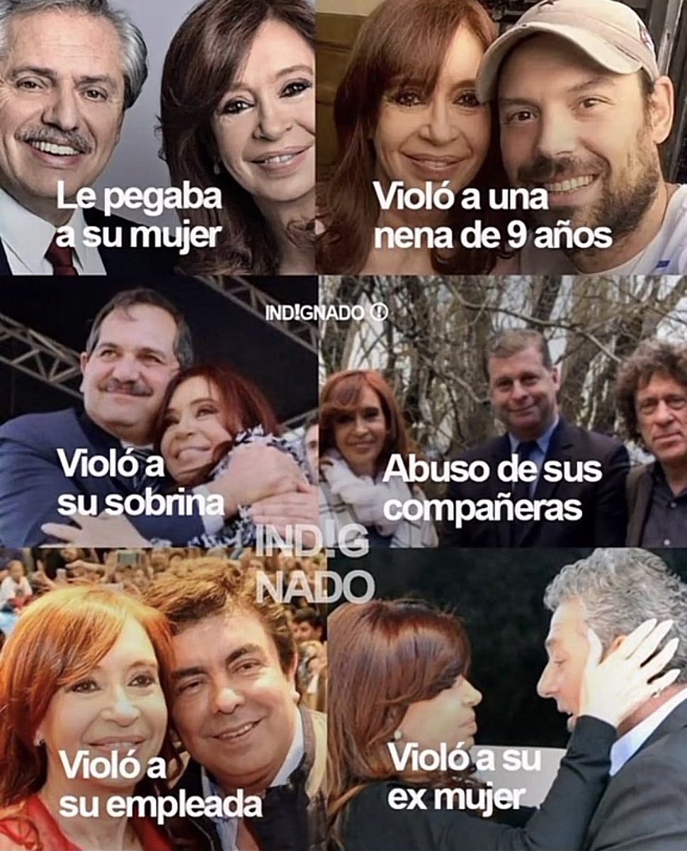 <a href="/Valentina1995G/">Valentina Gutierrez</a> Tenés razón, estas personas que están con cristina son gente que ama el feminismo y las agradece de una forma sexual con Consentimiento, claro por ejemplo Alberto la mujer se divorcio solo porque era tanto el amor que recibía por parte de Alberto que no sabía como devolverlo ..