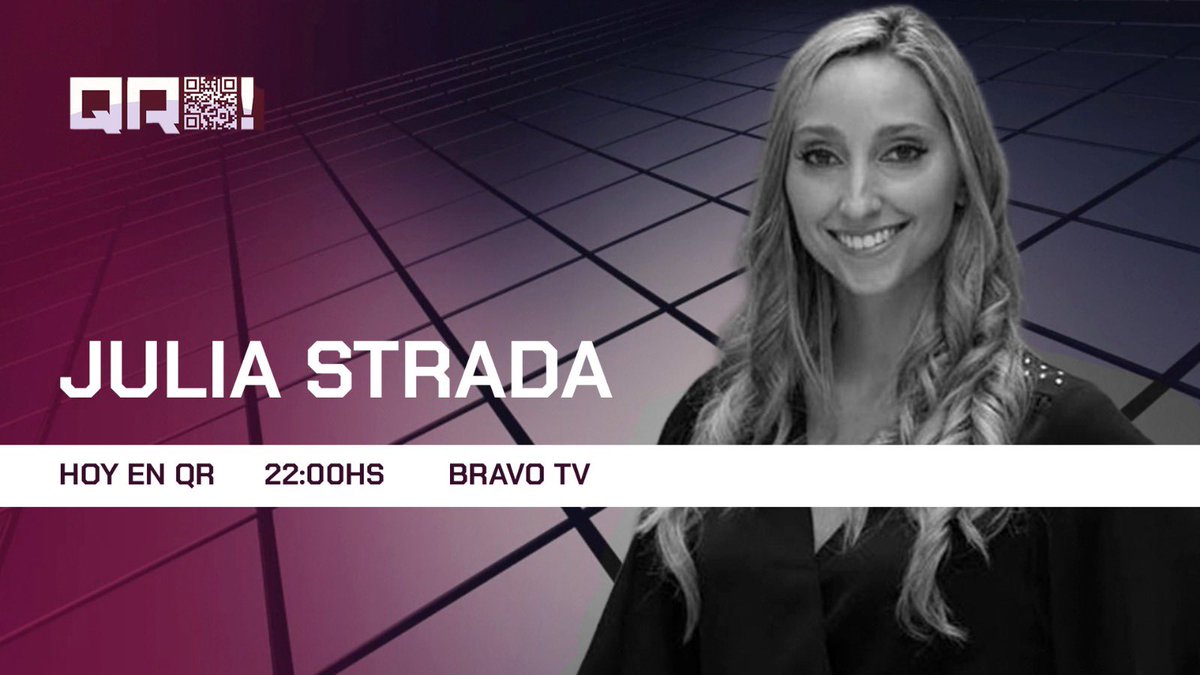 programaqr's tweet image. 👉 Hoy a las 22 hs, @Juli_Strada en vivo por @BravoTvArg