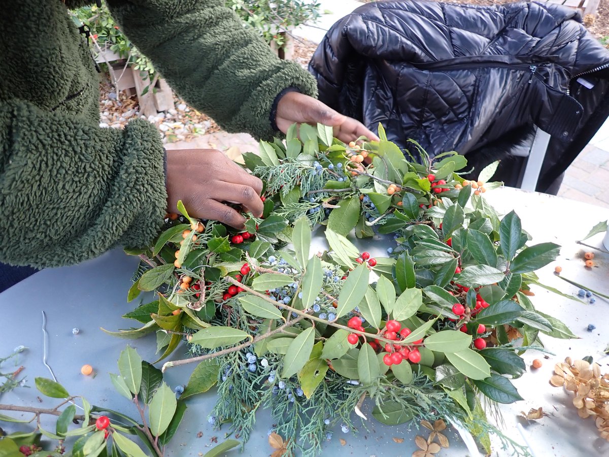 Holiday Wreath Making Workshop! 
Thursday, Nov. 20th, noon, UofL Garden Commons (next to Baptist Center)
Get in the holiday spirit...naturally! Come learn how to make your own beautiful wreath using a variety of plant materials from campus and herbs from our garden.