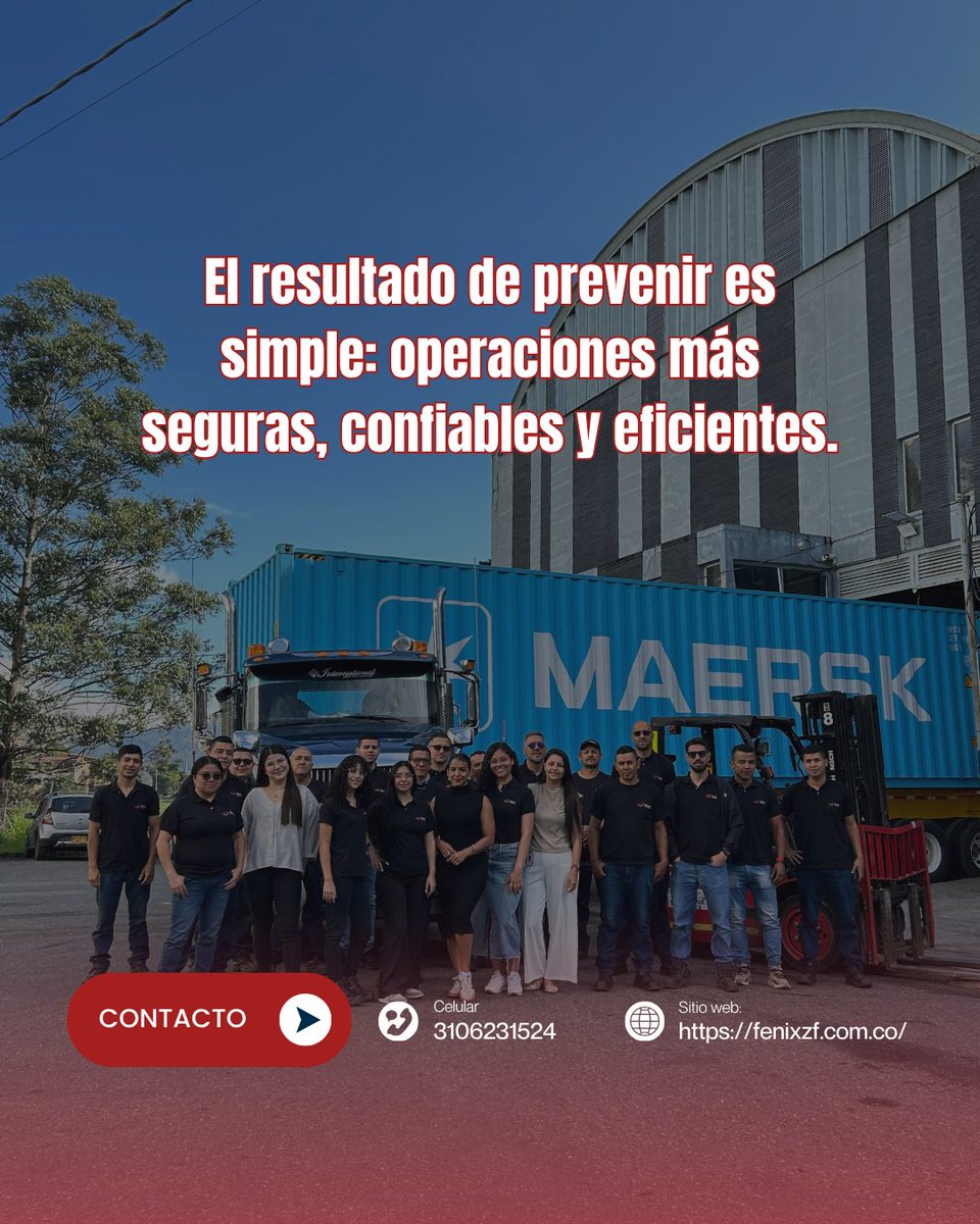 Fenix_ZF's tweet image. En logística, prevenir no es un extra: es una responsabilidad.
Cada control, cada verificación y cada proceso implementado reduce riesgos y garantiza una operación segura.
Así protegemos tu carga y tu operación todos los días.
#PrevenciónFénix #OperaciónSegura #CalidadLogística